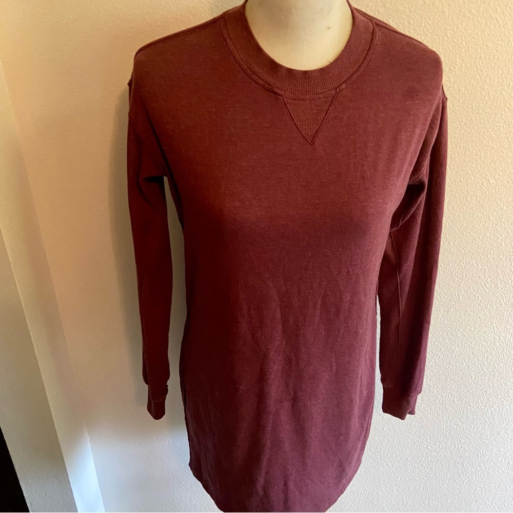 The normal brand long sweatshirt tunic dress loungewear sz XS good condition